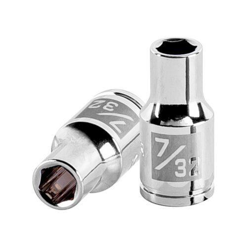 D-1407.jpg 13155 - Dado de 7/32", 6 puntas, cuadro 1/4", Truper