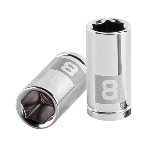 13170 - Dado de 8 mm, 6 puntas, cuadro 1/4", Truper