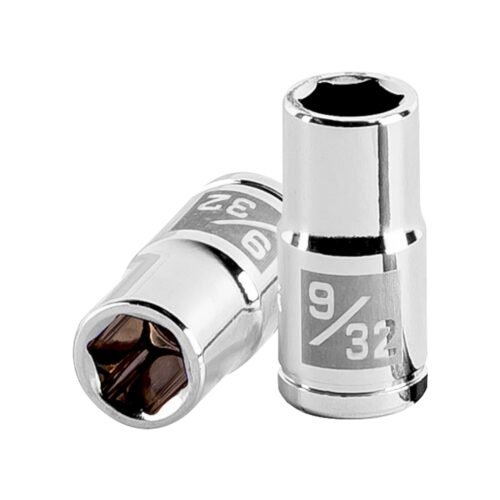 D-1409.jpg 13157 - Dado de 9/32", 6 puntas, cuadro 1/4", Truper