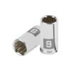 100981 - Dado de 9 mm, 12 puntas, cuadro 1/4", Truper