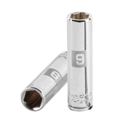 13203 - Dado largo de 9 mm, 6 puntas, cuadro 1/4", Truper