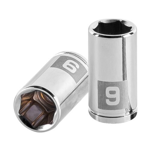 13171 - Dado de 9 mm, 6 puntas, cuadro 1/4", Truper