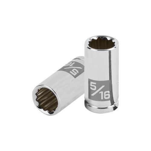 100878 - Dado de 5/16", 12 puntas, cuadro 1/4", Truper
