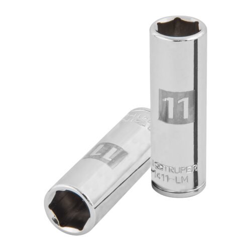 D-1411-LM.jpg 13205 - Dado largo de 11 mm, 6 puntas, cuadro 1/4", Truper