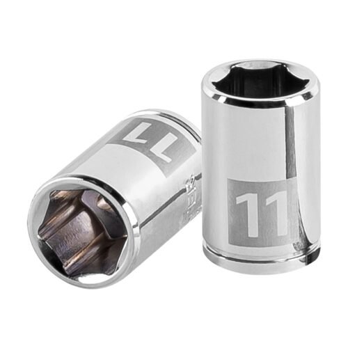 D-1411-M.jpg 13173 - Dado de 11 mm, 6 puntas, cuadro 1/4", Truper