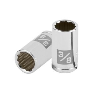 100961 - Dado de 3/8", 12 puntas, cuadro 1/4", Truper