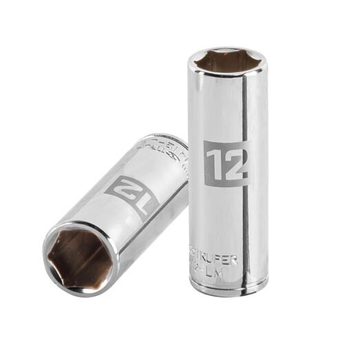 D-1412-LM.jpg 13206 - Dado largo de 12 mm, 6 puntas, cuadro 1/4", Truper