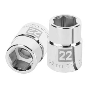 14969 - Dado de 22 mm, 6 puntas, cuadro 3/4", Truper