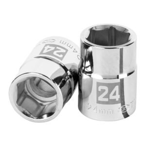 14971 - Dado de 24 mm, 6 puntas, cuadro 3/4", Truper