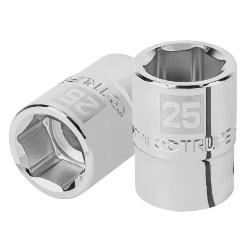 14973 - Dado de 25 mm, 6 puntas, cuadro 3/4", Truper