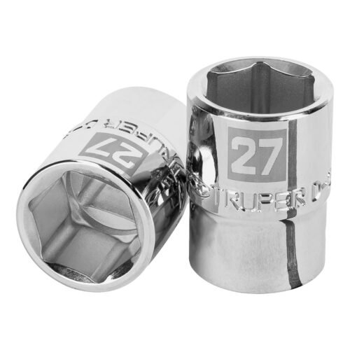 14975 - Dado de 27 mm, 6 puntas, cuadro 3/4", Truper