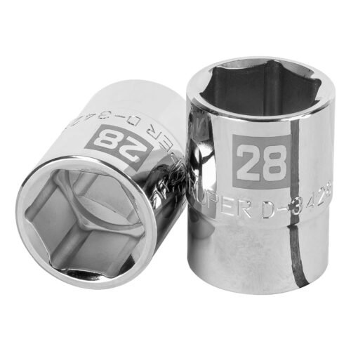 14977 - Dado de 28 mm, 6 puntas, cuadro 3/4", Truper