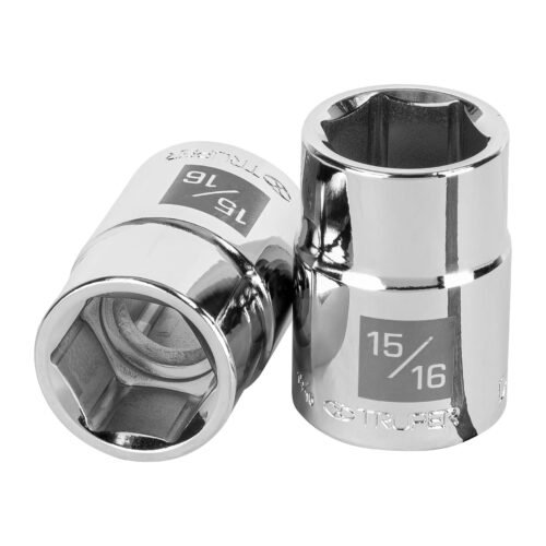 13823 - Dado de 15/16", 6 puntas, cuadro 3/4", Truper