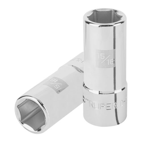19342 - Dado largo de 15/16", 6 puntas, cuadro 3/4", Truper