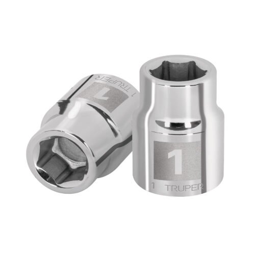 D-3432-H.jpg 101016 - Dado de 1", 6 puntas, cuadro 3/4", Truper