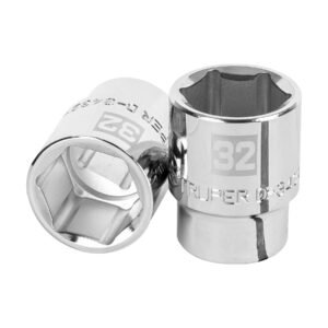 14981 - Dado de 32 mm, 6 puntas, cuadro 3/4", Truper