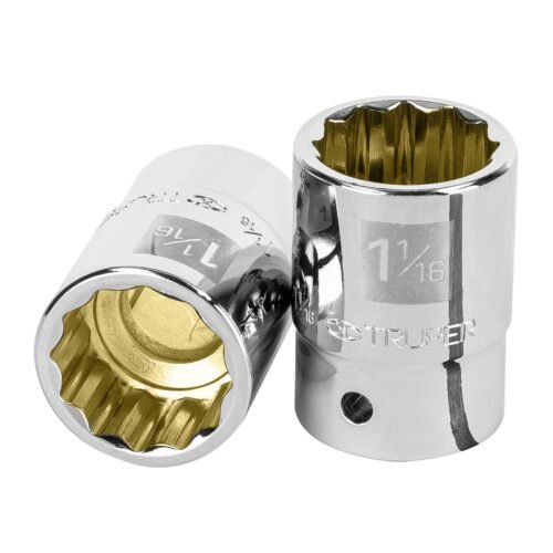 13855 - Dado de 1-1/16", 12 puntas, cuadro 3/4", Truper
