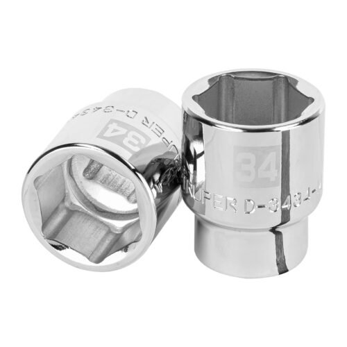 14985 - Dado de 34 mm, 6 puntas, cuadro 3/4", Truper