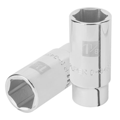 19345 - Dado largo de 1-1/8", 6 puntas, cuadro 3/4", Truper