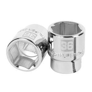14987 - Dado de 36 mm, 6 puntas, cuadro 3/4", Truper