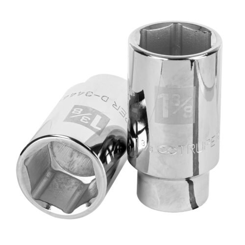 19346 - Dado largo de 1 3/8", 6 puntas, cuadro 3/4", Truper