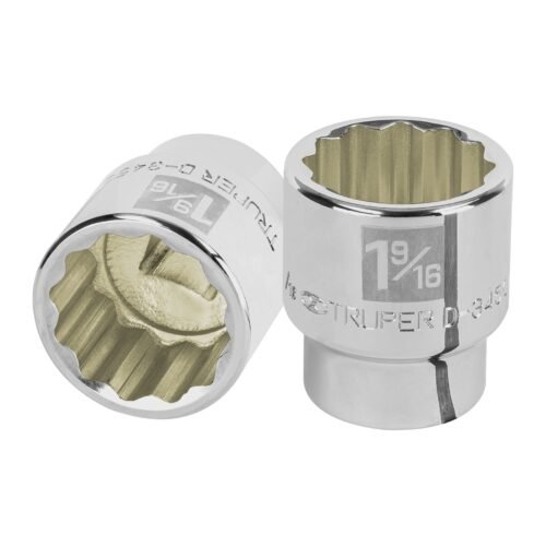 13863 - Dado de 1-9/16", 12 puntas, cuadro 3/4", Truper