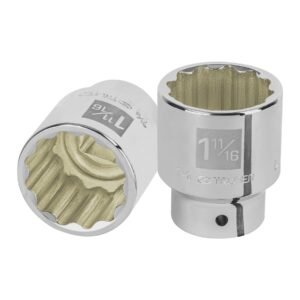 13865 - Dado de 1-11/16", 12 puntas, cuadro 3/4", Truper