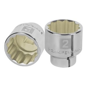 13869 - Dado de 2", 12 puntas, cuadro 3/4", Truper
