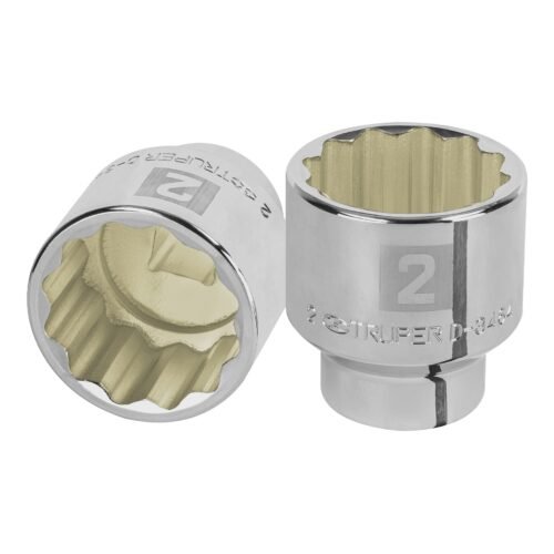 13869 - Dado de 2", 12 puntas, cuadro 3/4", Truper