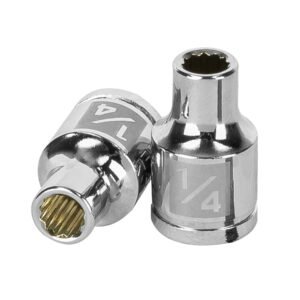 13580 - Dado de 1/4", 12 puntas, cuadro 3/8", Truper