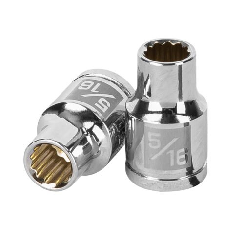 13581 - Dado de 5/16", 12 puntas, cuadro 3/8", Truper