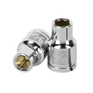 13606 - Dado de 5/16", 6 puntas, cuadro 3/8", Truper