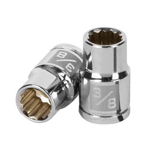 13582 - Dado de 3/8", 12 puntas, cuadro 3/8", Truper