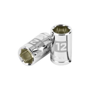 13676 - Dado de 12 mm, 6 puntas, cuadro 3/8", Truper