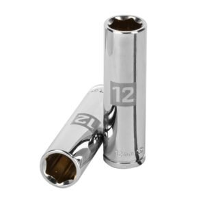 13772 - Dado largo de 12 mm, 6 puntas, cuadro 3/8", Truper