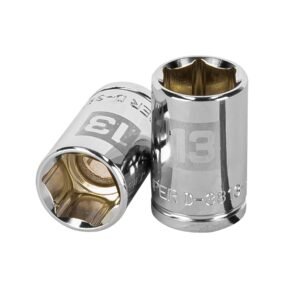 13677 - Dado de 13 mm, 6 puntas, cuadro 3/8", Truper