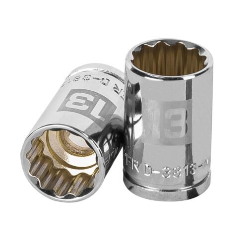 D-3813-M.jpg 13633 - Dado de 13 mm, 12 puntas, cuadro 3/8", Truper