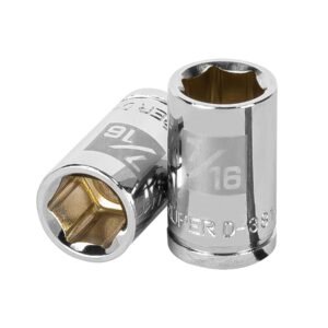13608 - Dado de 7/16", 6 puntas, cuadro 3/8", Truper