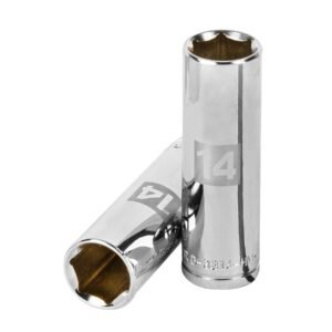 13774 - Dado largo de 14 mm, 6 puntas, cuadro 3/8", Truper