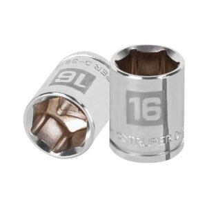 13680 - Dado de 16 mm, 6 puntas, cuadro 3/8", Truper