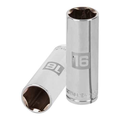 13776 - Dado largo de 16 mm, 6 puntas, cuadro 3/8", Truper
