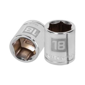 13682 - Dado de 18 mm, 6 puntas, cuadro 3/8", Truper