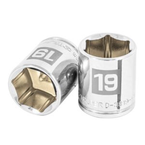 13683 - Dado de 19 mm, 6 puntas, cuadro 3/8", Truper