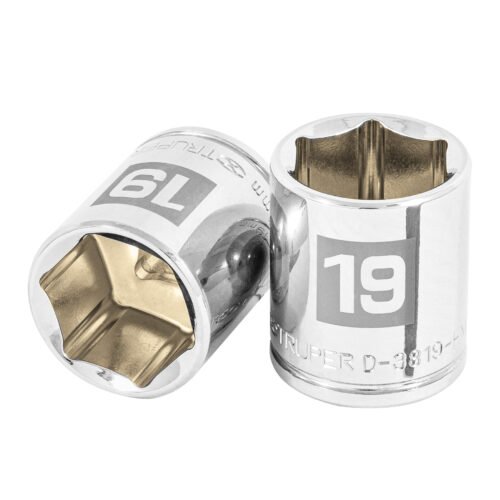 13683 - Dado de 19 mm, 6 puntas, cuadro 3/8", Truper