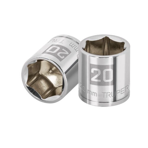 D-3820-HM.jpg 13684 - Dado de 20 mm, 6 puntas, cuadro 3/8", Truper