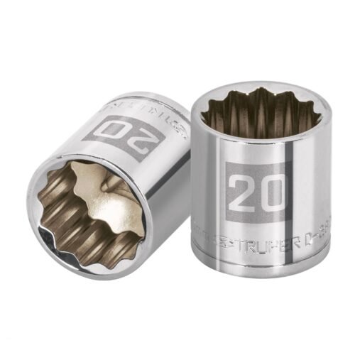 D-3820-M.jpg 13640 - Dado de 20 mm, 12 puntas, cuadro 3/8", Truper