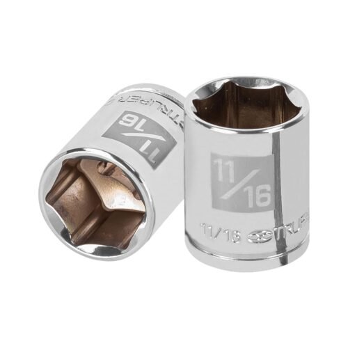 13612 - Dado de 11/16", 6 puntas, cuadro 3/8", Truper