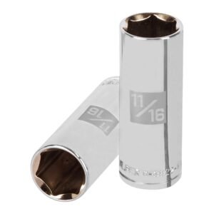 13717 - Dado largo de 11/16", 6 puntas, cuadro 3/8", Truper