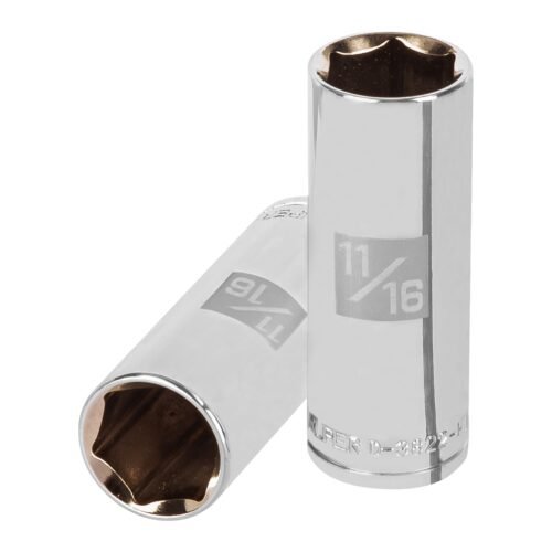 13717 - Dado largo de 11/16", 6 puntas, cuadro 3/8", Truper