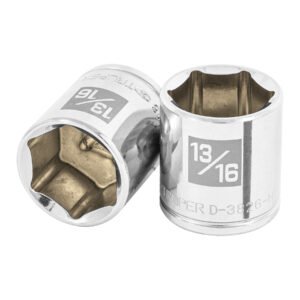 D-3826-H.jpg 13614 - Dado de 13/16", 6 puntas, cuadro 3/8", Truper